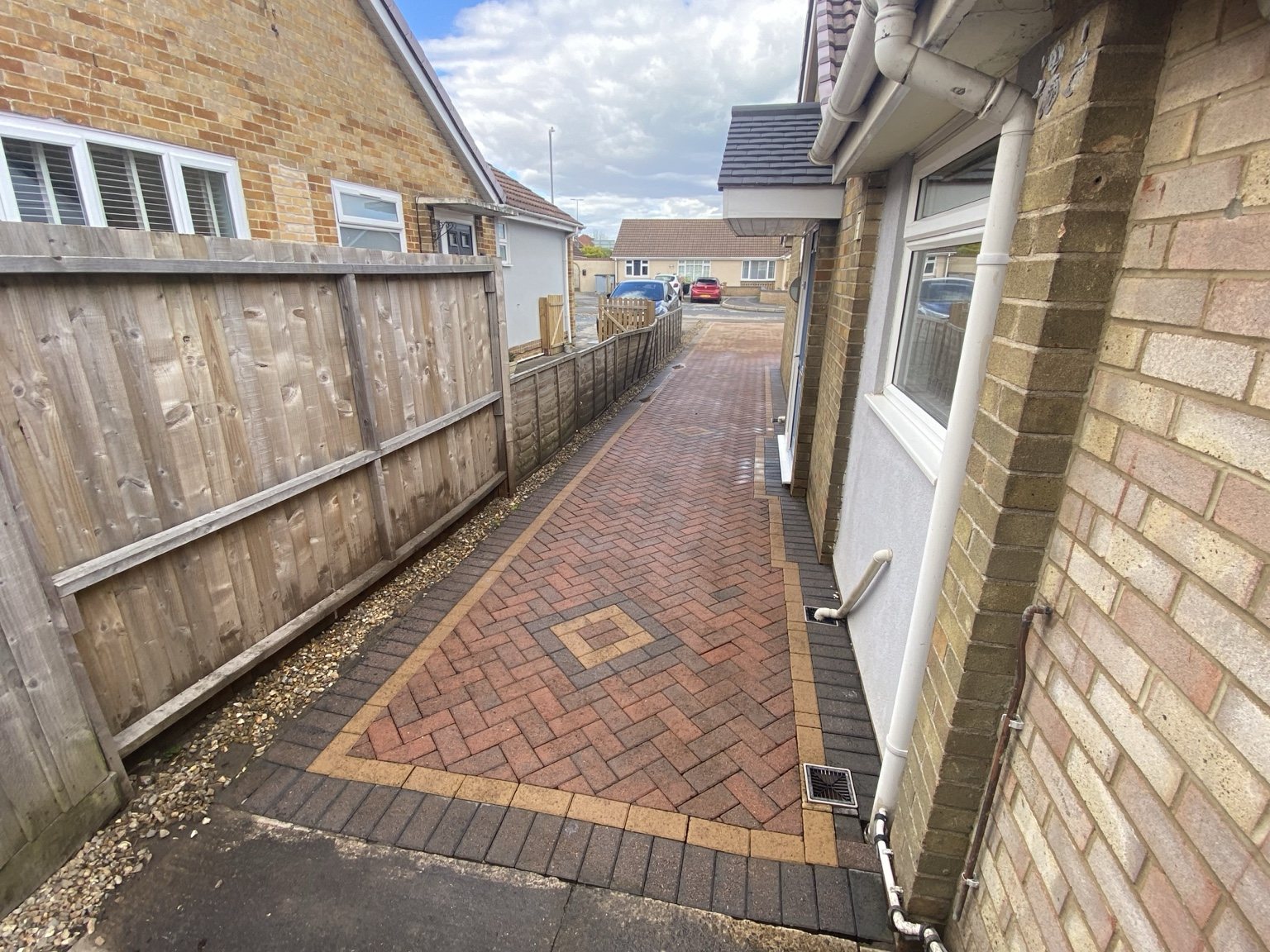 Completed exterior cleaning result