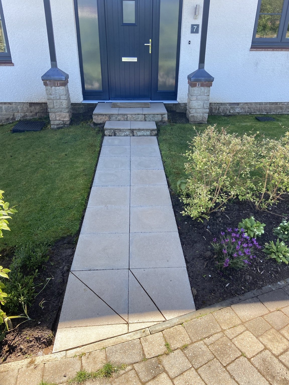 Completed exterior cleaning result
