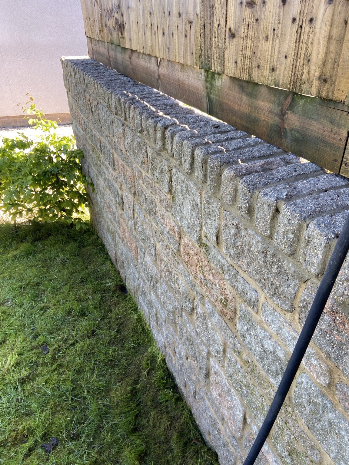 Completed exterior cleaning result