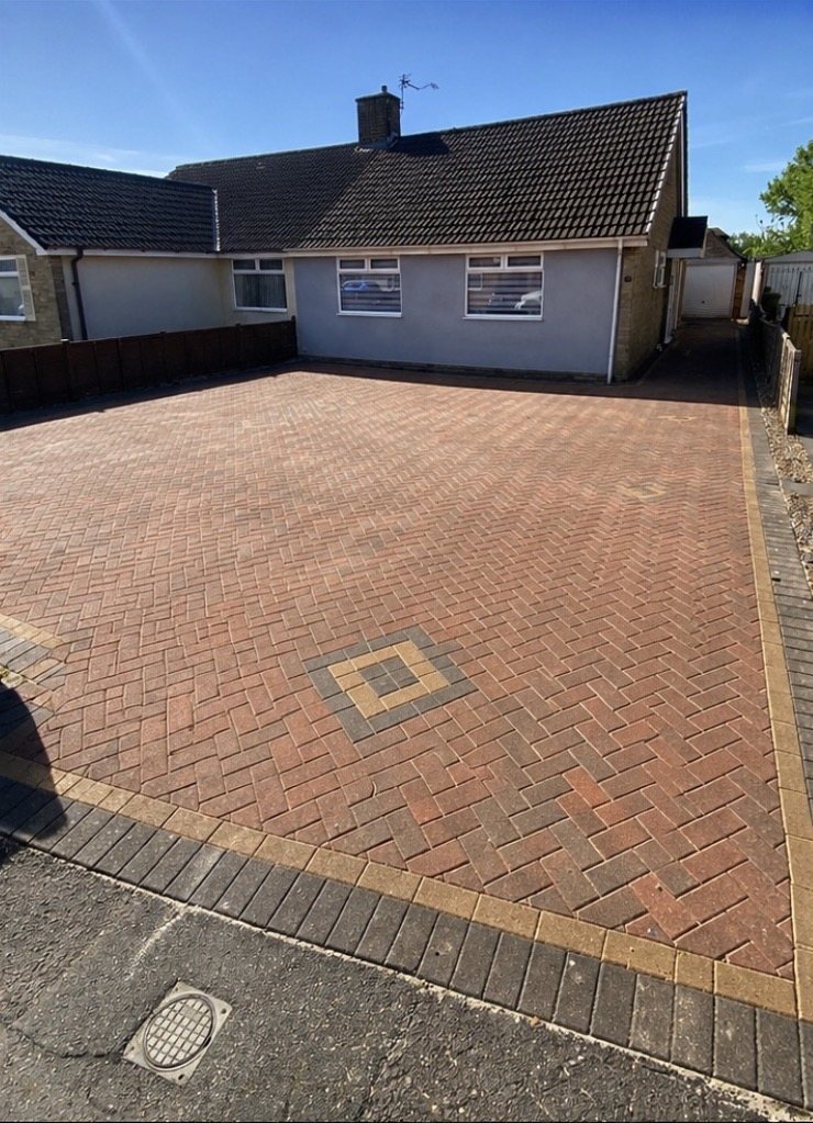 Completed exterior cleaning result